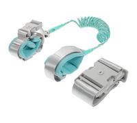 LIOOBO Anti Lost Leash Safety Band Breathable Wear Resistant Oxford Cotton Blue Waist Strap with Skin-Friendly Wrist Band for Indoor Outdoor Use