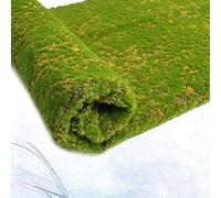 LIOOBO Artificial Moss Decorative Green Mat Plant Wall Panel Grass Fake Rug Panels Indoor Pots Balls Faux Bar Artifical Strip Carpet Decor Realistic Plants Patio Pearl Cotton Base Turf Lawn DIY