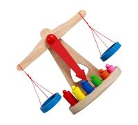 LIOOBO Balance Scale for Educational Early Learning Plaything Stem Teaching Aid with Smooth Surface Safe for Boys and Preschool Sorting and Numerical Calculation Game