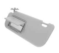 LIOOBO Car Left Side Sun Visor with Vanity Mirror for Compact Sedan Auto Interior Sun Shade Windshield Sunshade Easy Installation and Stylish Gray Panel