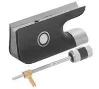 LIOOBO Cello Violin Bow Frog Replacement with Screw, Ebony Metal Tailpiece for String Instrument Accessories, Practical Violin Bow Part Suitable for Professional Use