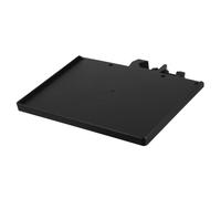 LIOOBO Clamp-on Rack Tray and Thickened Design Sturdy Abs + Metal Material Black with Smooth Surface for Microphone Supplies and Sound Card for Live Streaming and Broadcasting Setup
