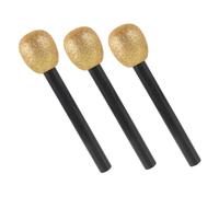 LIOOBO Cosplay Play Microphone Kids Microphone Prop for Toddlers 3Pcs Sparkly Toys Pretend Play Dance Party Favors Decor