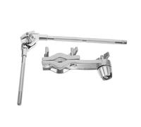 LIOOBO Cowbell Mount Clamp with Unidirectional Rod Stable Drum Hardware Extension for Cymbal Rack Compatible with Various Cowbell Support for Percussion Stand