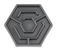 LIOOBO Creative Petal-shaped Resin Pet Bowl with Wear-resistant and Anti-skid Pads, Adorable Slow Feeder for Dogs and Cats to Promote Healthy Eating and Prevent Choking