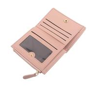 LIOOBO Cute Embroidered Bifold Wallet for Women Soft PU Floral Coin Purse with Card Holder Quick Organization Unique Design for Travel and Everyday Use