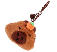 LIOOBO Cute Plush Coin Purse for Girls Mini Water Capybara Plush Wallet with Zipper Adorable Keychain Change Pouch for Boys and Girls for Daily Use and Travel