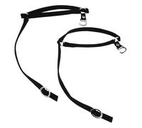 LIOOBO Detachable High Heel Shoe Straps Anti-slip Ankle Bands with Triangular Fixation for Enhanced Stability Portable Anti-loose Shoelace Belt for Women Pumps for Weddings and Formal