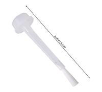 LIOOBO Dip Powder Replacement Liquid Nail Varnish Brush 100pcs White Hair Nail Dipping Powder Liquid Brush for Professional and Salon Use