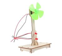 LIOOBO DIY Hand-made Wind Power Generator for Educational Science Experiment Stem Kit for School Students Developing Analytical and Practical Skills