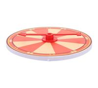 LIOOBO DIY Prize Wheel Plastic Lottery Game for Party Fun Decorative Wall Turntable with Smooth Rotating Pointer Lightweight Wheel of Fortune Game Board for Carnivals and Raffles