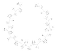 LIOOBO Elegant Wedding Hair Accessory with Crystals Comfortable Fit for Women for Weddings and Special Occasions Timeless Keepsake