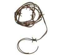 LIOOBO Fake Barbed Wire Decoration for Adults 8.2FT Scary Halloween Prop Rusty Plastic Chain for Haunted House Decor Creepy Party Accessory for Halloween Events
