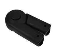 LIOOBO Folding Trolley Push Rod Joint Black Easy Installation Foldable Cart Conversion Connector for Camping Shopping Hauling Versatile Handle Joint for Folding Hand Truck