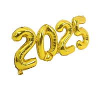 LIOOBO Giant 36 Foil Number Balloons 2025 - Perfect for New Years Eve Decorations - Happy New Year Celebrations and Festive Party Supplies for 2025 Celebrations