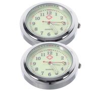 LIOOBO Glow in The Dark Nurse Quartz Pocket Watch Dial 2pcs for Staff DIY Time Viewing Without Clip