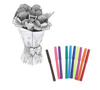 LIOOBO Graffiti Flower Puzzle for Creative Blossom Model Kits for S Imagination Development and Home Decoration Educational