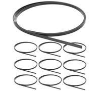 LIOOBO Guitar Binding Strips Abs Material 10pcs Black Easy Installation Guitar Edge Protector for Musical Instruments Decoration and