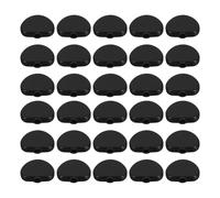 LIOOBO Guitar Tuning Peg Buttons Precision Tuning Plastic Machine Heads 30pcs Black with Universal Fit and Sl xterior for Professionals for Bass and Acoustic Instruments