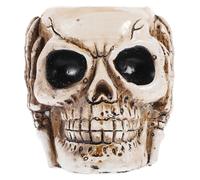 LIOOBO Halloween Mini Skull Ornament Realistic Skull for Halloween Decoration for Parties Bars and Home Unique Art Collection