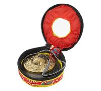 LIOOBO Handcrafted Nepal Cymbal Bells for Meditation Yoga Religious Ceremony Storage Bag for Mindful Practices and Sound Healing