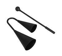 LIOOBO Handheld Cowbell with Beater Dual Tone Metal Tubes for Sound Quality for Preschool Music Education and Orff Activities Hand Bells Set for Group Play and Early Learning