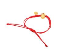 LIOOBO Handwoven Adjustable Snake Year Rope Bracelet Unique Red String Jewelry for Luck and Prosperity for Snake Zodiac Birthdays Durable Braided Design for Men and Women