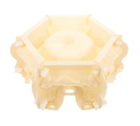 LIOOBO Hexagonal Concrete Flower Pot Mold Large Plastic Mold for Bonsai Pot Making in Outdoor Garden