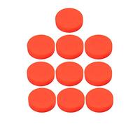 LIOOBO Hockey Pucks for Shooting and Street Hockey (Orange) Pack of 10