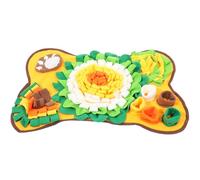 LIOOBO Interactive Dog Foraging Mat Lint Material Snuffle Mat for Olfactory Training and Food-finding Game Boosts Sense of Smell and Encourages Slow Feeding