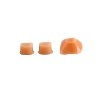 LIOOBO Key Use 3pcs Replacement Bumper Flute Cork Silicone Trill to Parts Good Flexibility Easy Carry and for Flute Repair Accessories Cf102 Light Brown Suitable