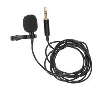 LIOOBO Lapel Mic Mini Microphone High Sensitivity Wired Mic for Recording Interview Computer Smartphone with Clip for Meeting Podcast Conference Use