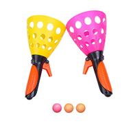 LIOOBO Launch Catch Ball Game Set Catch Balls Toss Game Launcher with Balls 1Set