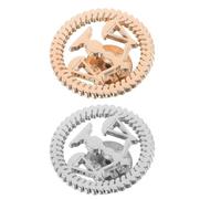 LIOOBO Lawyer Lapel Pin Set 2pcs Libra Scale Justice Brooch Metal Alloy Collar Pins for Men Women Legal Professionals Courtroom Accessories