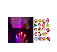 LIOOBO LED Christmas Ring for Tree Decoration 50pcs Decorative Christmas LED Ring Tree Holiday Seasonal Bright