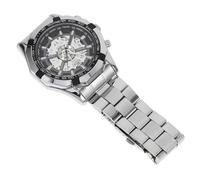 LIOOBO Men Mechanical Watch Stainless Steel Hollowed-Out Carving Elegant Wrist Watch with Fine Workmanship Waterproof Business for Men