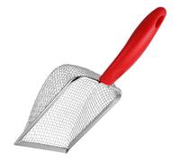 LIOOBO Metal Cat Litter Scooper for Cat Litter with Stainless Steel Material and 5 Mesh Design, Effective Sifting and Versatile Use for Pet Owners in Home or Outdoor Settings