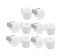 LIOOBO Miniature Dollhouse Toilet Tissue with Large Holder Bathroom Accessory for Dollhouse Collectors and Creative Detailed Hand Towel Holder Model for Scale Dolls House Decor