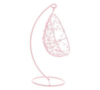 LIOOBO Miniature Metal Swing Chair for Dollhouse Decor Tiny Hanging Hammock for Room Indoor Swing Accessory Charming Furniture Ornament for Garden and Play Areas