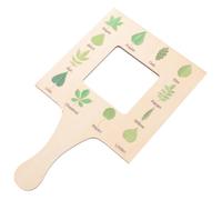 LIOOBO Nature Guide Finder Large Pine Wood Frame Thick Natural Observation Tool for Cloud Viewer and Insect Identification Educational Outdoor Exploration Kit