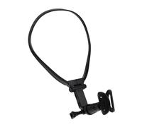 LIOOBO Neck Microphone Stand Adjustable Mic Holder for Microphones Mic Clips Neck Rack for Singing Karaoke for Magician Stage Performances and Outdoor Live Streaming