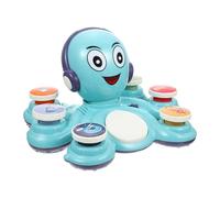 LIOOBO Octopus Musical Light for Interactive Sensory Instrument Early Educational Plaything in Blue Color Box No Batteries Included
