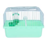 LIOOBO Portable Bird Travel Cage for Outdoor Random Color with Spacious Interior Easy to Clean Includes Perch Food Box and Water Dispenser for Lovebirds and Small Birds