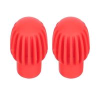 LIOOBO Portable Drum Stick Protectors for Practice Anytime and Anywhere Silicone Drumstick Protective Covers 2pcs to Prolong Service Life Red Colour for Drumsticks and Drum Covers