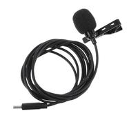 LIOOBO Professional Type-c Lavalier Microphone for Smartphones Omnidirectional Pickup Noise Reduction with Windproof Sponge Lightweight Portable Condenser Mic for Recording and Podcasting