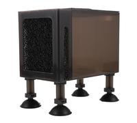 LIOOBO Protective Plastic Pump Container for Aquarium Water Change Pump with Lightweight, Easy to Assemble Simple Structure, Brown Box Suitable for Outdoor Use