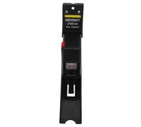 LIOOBO Retractable Growth Chart Height Ruler for Wall Meters Height Measurement with Self-Locking Design Abs PVC Material High Precision Black Stadiometer for Nursery and Clinic