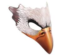 LIOOBO Scary Eagle Mask for Halloween Party, Vivid Printed Leather Bird Mask, Unique Outdoor Cosplay Prop for Carnival and Masquerade