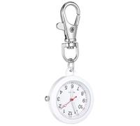 LIOOBO Simple Portable Nurse Hanging Pocket Watch Lightweight Casual Fob Watch for Medical Professionals Practical Gift for Busy Healthcare Workers