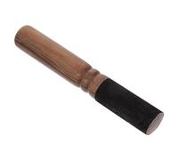LIOOBO Singing Bowl Mallet Wooden Sound Bowl Stick Leather Wrapped Striker for Yoga Meditation 13cm Mini Hammer